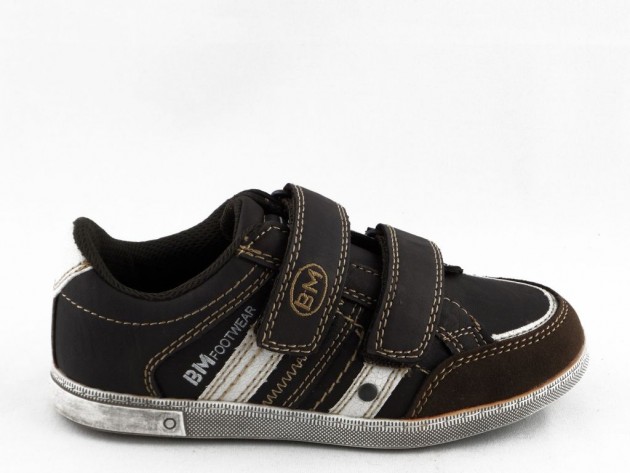 Kinderschoen Bruin Velcro Bm Footwear