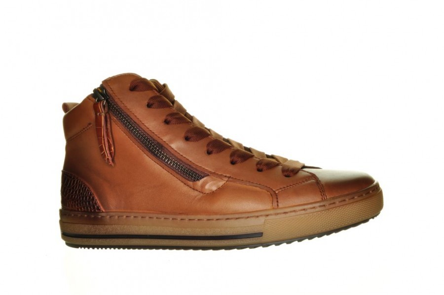 Voor u Sympton Omkleden Gabor Cognac Hoge Sneakers - Comfort schoenen - Damesschoenen | ModaShoes.nl