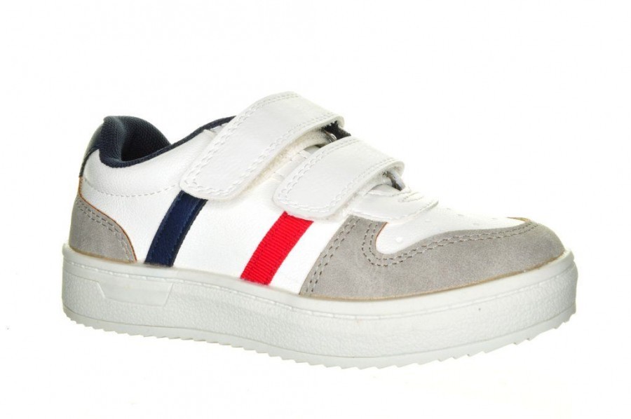 klap Schema Geavanceerde Witte Goedkope Sneaker Velcro Sprox - Kinderschoenen | ModaShoes.nl
