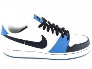 Herenschoen Nike Wit Blauw