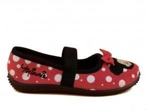 Minnie Mouse Pantoffel Rood