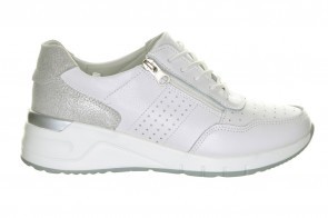 Witte Sneaker Zijrits Comfort